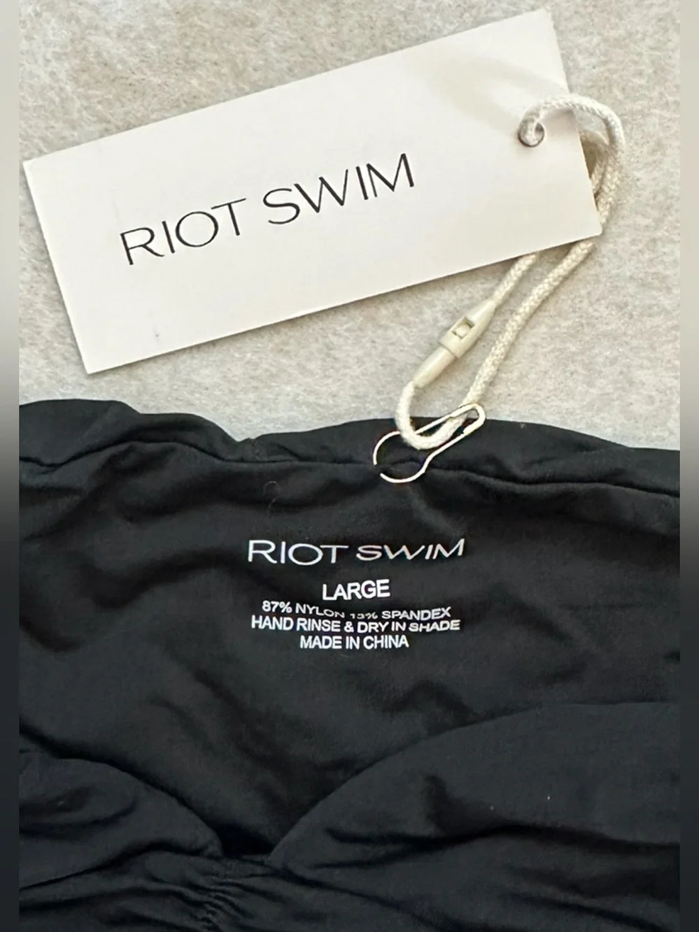 RIOT Echo One Piece Minimal - Black SZ L